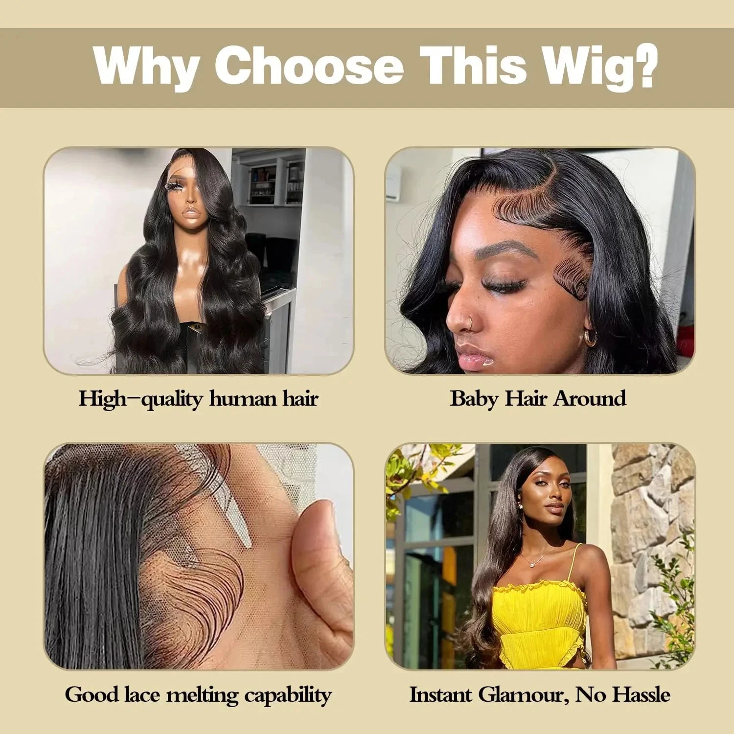 Chocolate Brown Lace Front Wig Transparent HD 13x4 Lace Frontal Wig 100% Colored 4x4 Lace Body Wave Human Hair Glueless Wigs