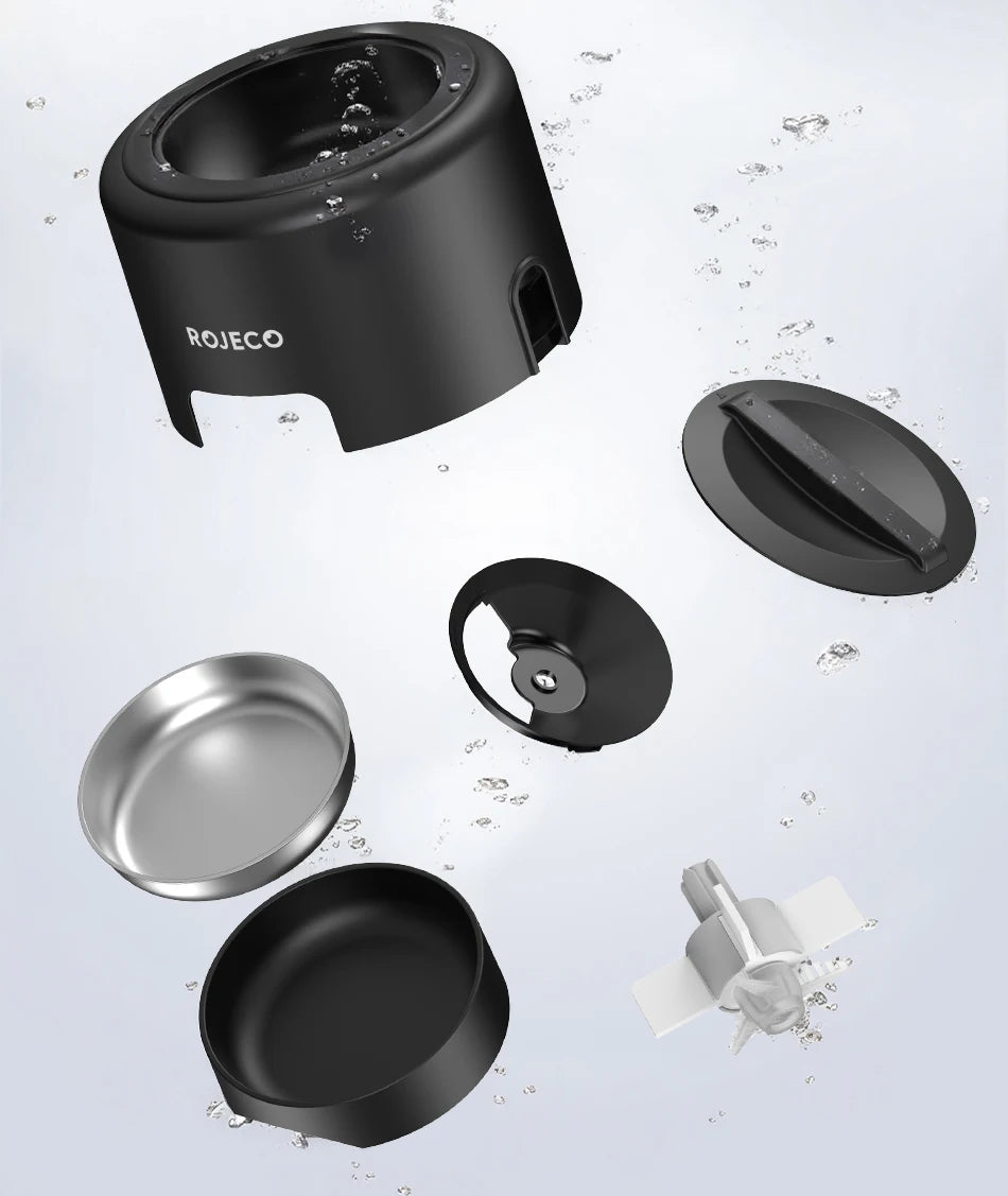 ROJECO Automatic Cat Feeder 2L Smart Pet Food Kibble Dispenser WiFi App Remote Control  Dog Feeder For Pet Cat Dog Accessories