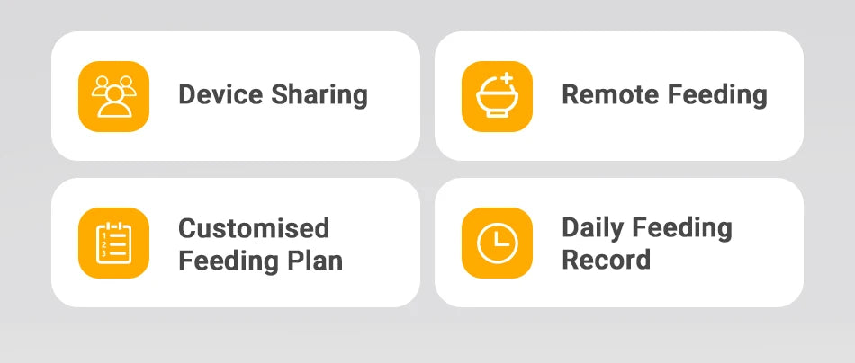 ROJECO Automatic Cat Feeder 2L Smart Pet Food Kibble Dispenser WiFi App Remote Control  Dog Feeder For Pet Cat Dog Accessories