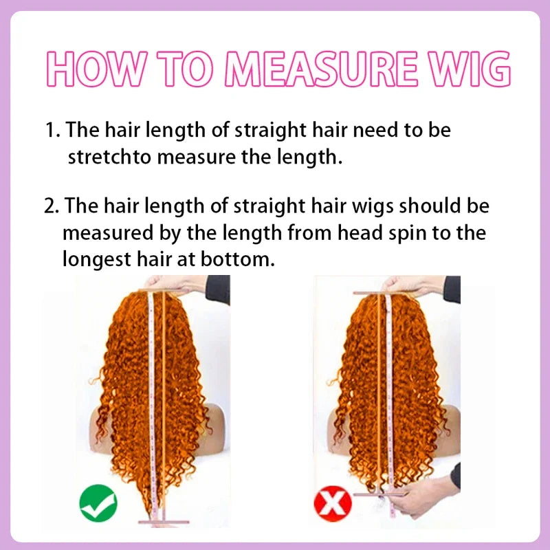 250% High Density 13x6 Ginger Orange Curly HD Transparent Lace Front Wigs Human Hair 13x4 Deep Wave Human Hair Wigs for Women